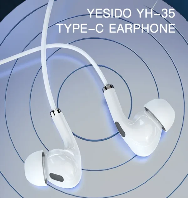 هندزفری با سیم تایپ سی یسیدو مدل YH35 - Image 3