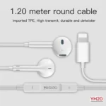 هندزفری آیفونی اورجینال یسیدو مدل YH20 - Image 7