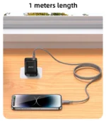 کابل USB به تایپ سی یسیدو مدل CA173 فست شارژ 18 وات - Image 5