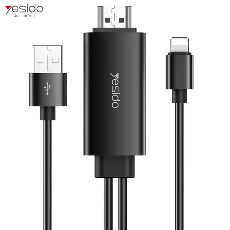 کابل تبدیل لایتنینگ به HDMI یسیدو مدل HM04