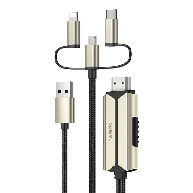 کابل HDMI سه سر یسیدو مدل HM14