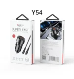 شارژر فندکی ماشین یسیدو مدل Y54 فست شارژ 60 وات - Image 2
