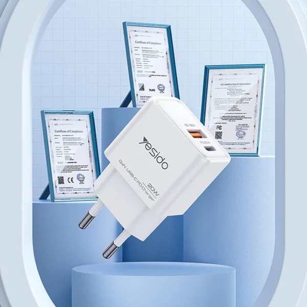 آداپتور شارژر دیواری یسیدو مدل YC61 - Image 5