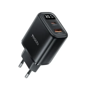 آداپتور شارژر دیواری یسیدو مدل YC68 فست شارژ