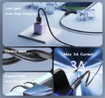 کابل USB به تایپ سی یسیدو مدل CA123C - Image 4