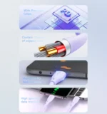 کابل دوسر تایپ سی یسیدو مدل CA152 فست شارژ - Image 4