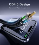 کابل شارژ تایپ سی به تایپ سی یسیدو مدل CA181 - Image 5