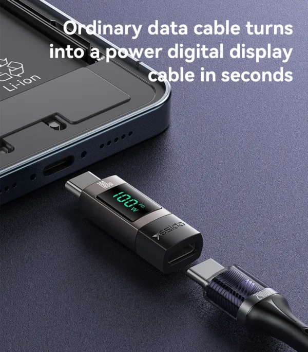 مبدل تایپ سی به تایپ سی یسیدو مدل GS24 - Image 5