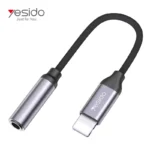 مبدل لایتنینگ به جک 3.5 میلی متری یسیدو مدل YAU21